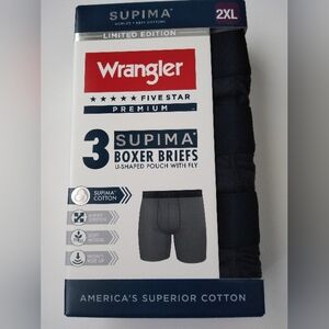 Wrangler Five Star Premium Supima Boxer Briefs XL or 2XL